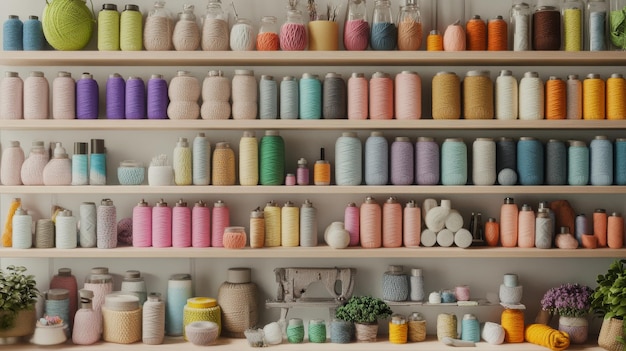 súpravy vyšívania vystavené